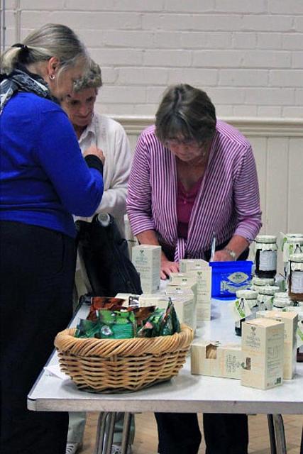 9. Julie Smith selling the WI products.jpg